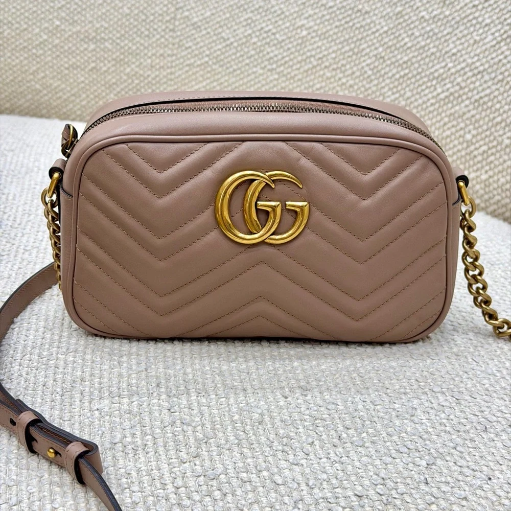 Gucci GG Marmont small shoulder bag - Picture 1 of 8